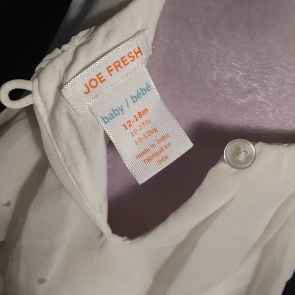 Joe Fresh Triple Layered White Dress - Picture 5 of 5